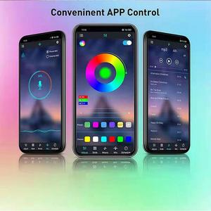 Luces LED Decorativas con Forma de Fuegos Artificiales, Sincronización Musical, Sonido, para Decoración de Interiores, Ambiente Festivo, Tira de LED Inteligente - Product Image 5