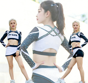 Uniforme de Animadoras Sexy de Alta Calidad para Mujer, Uniformes de Animadoras Personalizados y Ropa de Práctica, Conjuntos de Equipos de Animadoras - Product Image 4