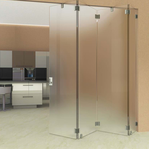 <span class=keywords><strong>Porte</strong></span> <span class=keywords><strong>coulissante</strong></span> bi-pliante en verre extérieur, cadre en verre lourd sans cadre, quincaillerie pour <span class=keywords><strong>porte</strong></span> <span class=keywords><strong>coulissante</strong></span> bi-pliante, <span class=keywords><strong>porte</strong></span> de <span class=keywords><strong>grange</strong></span> <span class=keywords><strong>coulissante</strong></span> avec kit de quincaillerie Prix Kin - Product Image 5