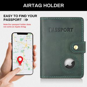 <span class=keywords><strong>Porte</strong></span>-passeport de luxe tendance en cuir PU personnalisé avec fente pour AirTag, anti-RFID, pour voyage - Product Image 3