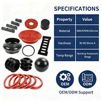 Pièces en caoutchouc NBR EPDM Silicone FKM CR personnalisées OEM ODM directement de l'usine