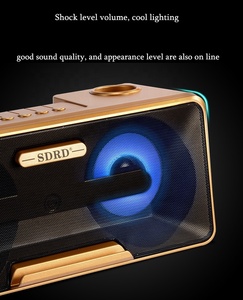 Hộp âm thanh với microphone baffle Bluetooth Avec <span class=keywords><strong>Micro</strong></span> Sans Fil Karaoke loa với Mic và Bluetooth cho nhà/Bên/Ngoài trời - Product Image 4