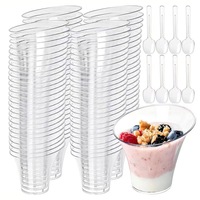 Gobelet à mousse en plastique rond incliné et évasé de 4,5 oz