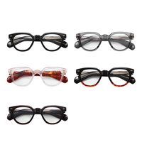 8638 CP Montura de Gafas Unisex Estilo Japonés Vintage con Protección Anti Luz Azul para Miopía, Soporte para Logotipo Personalizado