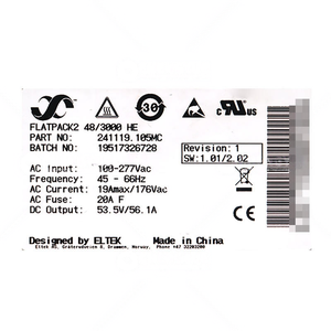 Módulo Rectificador Convertidor DC/DC de Alta Eficiencia (98%) para Automoción e Industria, 3000W Flatpack2 241115.105/241119.105, 48V - Product Image 6
