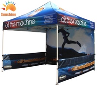Tentes extensibles pliantes étanches professionnelles de haute qualité Tente d'exposition produite par l'usine de tentes Sunshine