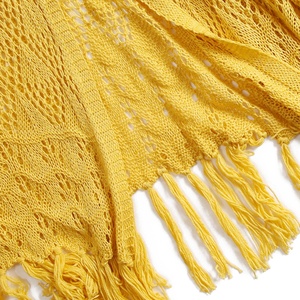 Amzn AE fb eb tiktok <span class=keywords><strong>Shein</strong></span> Femmes <span class=keywords><strong>Cardigan</strong></span> Kimono D'été Plage Couvrir Frangé Rayé <span class=keywords><strong>Cardigan</strong></span> Main Tricot Cape Cape pour Fille - Product Image 5