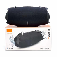 XTRMM4 Haut-parleur RGB portable avec subwoofer 20W, double haut-parleur, pour extérieur, avec sangle