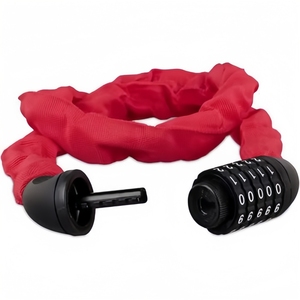 Alta seguridad motocicleta 5 dígitos acero bicicleta acero combinación cadena bloqueo caliente nuevo antirrobo bicicleta bloqueo - Product Image 5