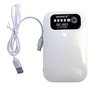 משאבת אוויר מודרנית לאקווריום Jeneca, USB AC/DC, מופעלת על ידי סוללת ליתיום, עם מחוון, מלבנית, חוסכת אנרגיה, שקטה, לשימוש פנים וחוץ - Product Image 1