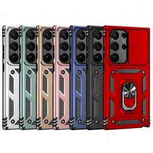 Funda Híbrida Antigolpes para Samsung S25 Ultra Plus S24 S23 S22, Funda para Samsung 24 con Anillo y Protector de Cámara Deslizante - Product Image 2