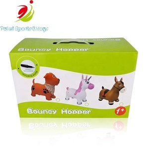 Jouets gonflables <span class=keywords><strong>Lama</strong></span> en forme d'animal pour bébé, cavalier rebondissants, cheval sautant - Product Image 5