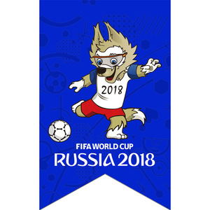 ธงแฟนบอลฟีฟ่า วอล์ดคัพ รัสเซีย 2018 ผ้าโพลีเอสเตอร์ พิมพ์ลายดิจิทัล ธงแขวน 8 ขนาด - Product Image 3