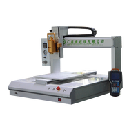 Machine de distribution de colle thermofusible robotisée à trois axes pour l'assemblage d'écrans de téléphones portables et de smartphones (LCD) avec adhésif PUR