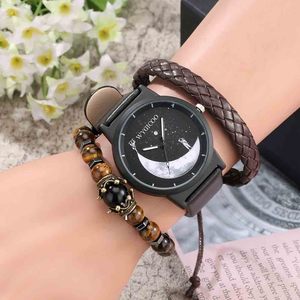 WYGICOO Custom Reloj Regalo Cadeau Pour Homm Montre Starry Sky <strong>Interchangeable</strong> Wrist Men <strong>Watch</strong> Gift <strong>Set</strong> and Bracelet <strong>Set</strong> - Product Image 6