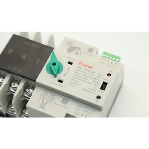 Honi 3 giai đoạn <span class=keywords><strong>ATS</strong></span> chuyển đổi điện chuyển đổi 2P 4P 40A 63A điện của nhãn hiệu tự động chuyển đổi điều khiển - Product Image 4