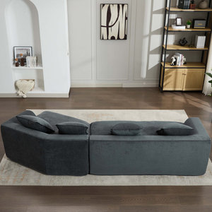Sofá <span class=keywords><strong>Cama</strong></span> Moderno de Tela, Futón Plegable, Sofá <span class=keywords><strong>Cama</strong></span> Convertible - Product Image 4