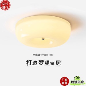 Creamy Pudding <b>Ceiling</b> <b>Light</b> Led Warm White <b>Light</b> Hardwired For Bedroom Living Room - Product Image 3