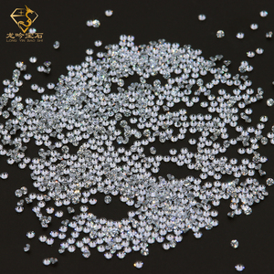 Оптовая цена, белый кубический цирконий круглой формы, свободные драгоценные камни AAA 5A 7A класс CZ камень для драгоценных - Product Image 2