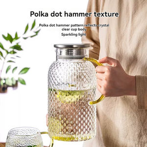 Bouteille d'eau froide en verre grande capacité, idéale pour la vente en gros, peut également servir de tasse chauffante. - Product Image 3