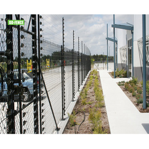 Système d'alarme <span class=keywords><strong>de</strong></span> clôture électrique à impulsions haute tension pour <span class=keywords><strong>ferme</strong></span>, protection <span class=keywords><strong>de</strong></span> sécurité élevée, en alliage d'aluminium non revêtu, non compatible - Product Image 1