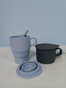 Tazas Sublimables 2026, Plegables, Ecológicas, de Silicona, Libres de BPA, Aptas para Lavavajillas y Microondas, con Caja de Regalo - Product Image 3