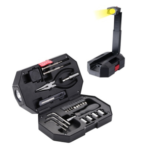 Portable 17PCS Hardware Tool <b>Set</b> Multifunctional with LED Flashlight Hand Tool <b>Set</b> for Promotion - Product Image 3