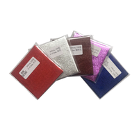 Vente en gros de feuilles de papier d'aluminium gaufré 24*24 cm, 2 argentées, pour emballage alimentaire