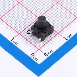 UK-B02123T-G8.0-250JZ Tactile Switch DIP-4P,6.2x6.2mm Switch 2.5N 6.15mm 6.15mm 8mm - Product Image 1
