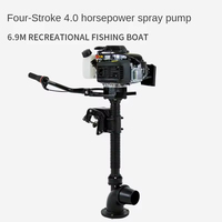 Moteur hors-bord à quatre temps, 4 chevaux, 55 cm³, refroidi par air, propulsion par jet d'eau