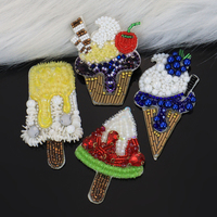 Tissu perlé 3D luxueux patchs de strass brodés 3D PVC pour vêtements sacs chapeaux accessoires vêtements appliqués à la mode
