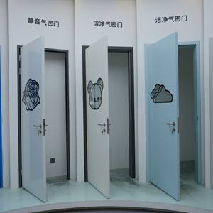 Otomatik Modern paslanmaz çelik hastane tiyatro ameliyathane kapıları elle temiz oda kapıları - Product Image 4