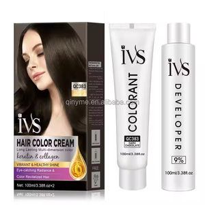 Crema de <span class=keywords><strong>tinte</strong></span> para el cabello de chocolate oscuro al por mayor de IVS-Vendedor caliente en los mercados de Arabia Saudita y Pakistán - Product Image 1