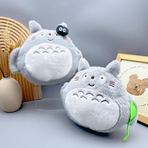 有现货 8英寸蓬松胖乎乎动漫龙猫公仔毛绒玩具 混合风格卡通可爱卡哇伊抓娃娃机毛绒玩具 - Product Image 1