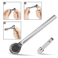 Ensemble de clés à douille outils 40 pièces 3/8 pouces entraînement universel voiture auto réparation outil à main cliquet clé à douille ensemble outils kit boîte à main