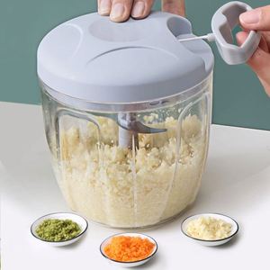 Accesorios de Cocina, Herramienta Multifuncional <span class=keywords><strong>Manual</strong></span> para Cortar Verduras, Mini Cortador de Verduras con 4 Cuchillas, Picador de Verduras, Gadgets de Cocina - Product Image 1