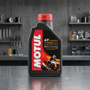 MOTUL 7100 5W40 4T 1L 100% Synthetisches Ester-Öl JASO MA2 API SP Motorrad-Schmiersystem Neuer Titel - Product Image 3