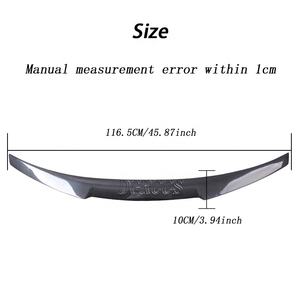 Pour <span class=keywords><strong>AUDI</strong></span> A3 S3 <span class=keywords><strong>RS3</strong></span> Limousine 8Y berline apparence décoration M4 Style aileron arrière aile de coffre 2021-2024 fibre de carbone noir brillant - Product Image 3