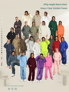 <span class=keywords><strong>Felpa</strong></span> Pullover Unisex con Cappuccio 100% Cotone Tuta con Stampa Logo Personalizzato <span class=keywords><strong>Oversize</strong></span> Taglie Forti da <span class=keywords><strong>Uomo</strong></span> Invernale - Product Image 2