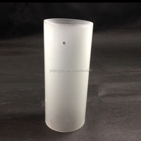 Abat-jour en verre cylindrique givré de remplacement personnalisé pour luminaire moderne