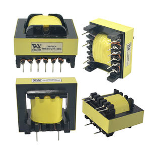 Transformadores de Potencia de Alta Frecuencia <span class=keywords><strong>CHIPSEN</strong></span> EE40 Personalizados, Bobinado de Cobre, Bobina de Luz LED de 12V, Variable de 20KHz-500KHz, IEC60076 - Product Image 2