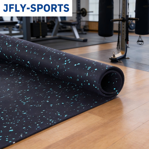 Rollos de Piso de Goma de Grado Premium para Gimnasio, Resistentes al Agua y a las Manchas, Fáciles de Limpiar, para Clubes de Fitness Comerciales - Product Image 1