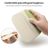 Petits gadgets de cuisine outil de cuisson à main gâteau nourriture pâtisserie hachoir plus lisse cutter grattoir à pâte en plastique