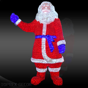 TOPREX Event بسعر الجملة حجم الحياة صوفي بمكانة سانتا كلوز نحت Led حجم كبير سانتا كلوز - Product Image 4