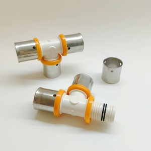 Raccords à sertir PPSU haute performance pour systèmes de <span class=keywords><strong>plomberie</strong></span> <span class=keywords><strong>multicouche</strong></span> : Té à sertir 20 mm, et raccords à sertir 16, 20, 25 et 32 mm - Product Image 4