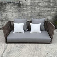 Fauteuil suspendu en rotin pour patio, hamac balançoire en osier