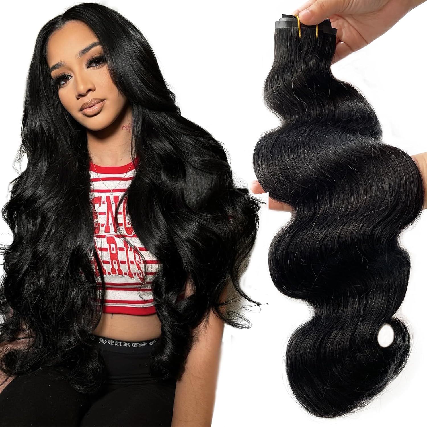 1b-body wave natural black