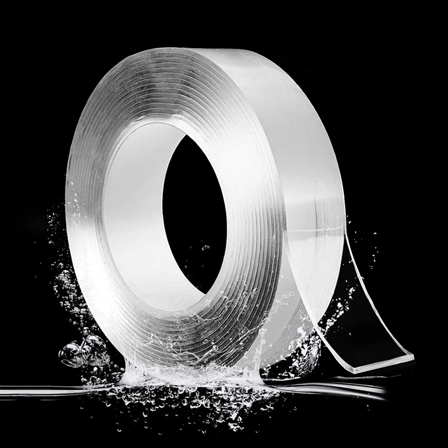 2022 горячий продавать на Amazon Ebay 9.84FT длина Двусторонняя многоразовые нано гель лента, Nano лента для повторного использования