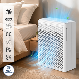 Purificador de aire eléctrico portátil para el hogar para filtro HEPA H13 de 750 pies cuadrados, prefiltro lavable de iones negativos para Humo de caspa de pelo de Mascota - Product Image 1