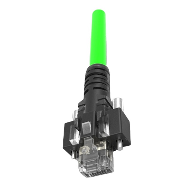 High Quality Industrial Network Screw Locking Rj45 Connector Low Price Circular Connectors